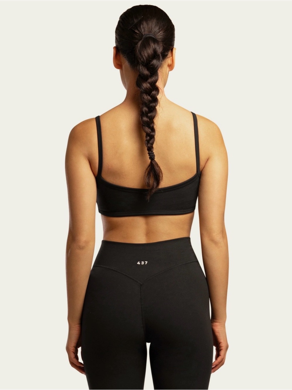 437 The Micro Bra - Black - Picture 2 of 4